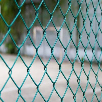 Χώρος αγροτικής εκμετάλλευσης Pvc διαμαντένιο πλέγμα φράχτης πλαστικό καλυμμένο φράχτη αλυσίδας 1000-2500mm