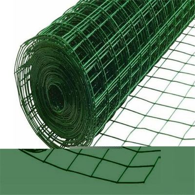 Γεωργία Πράσινο χρώμα PVC επικαλυμμένο 50x50mm Mesh ανοίγματος Euro Holland συγκολλημένο συρματόπλεγμα πλέγμα φράχτη για τη Χιλή