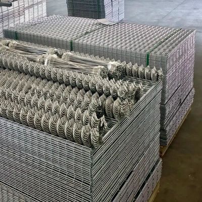 Προσαρμοσμένο κόψιμο Bended Punched Square 4mm Ζυγισμένο Ζυγισμένο Δίκτυο Gabion Wire Box Cages