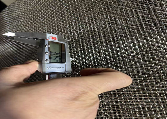 Υψηλής ποιότητας Stainless Steel Wire Crimped Wire Mesh Screen για χρήση σε ανθρακωρυχείο πέτρας Προσαρμόσιμα μεγέθη