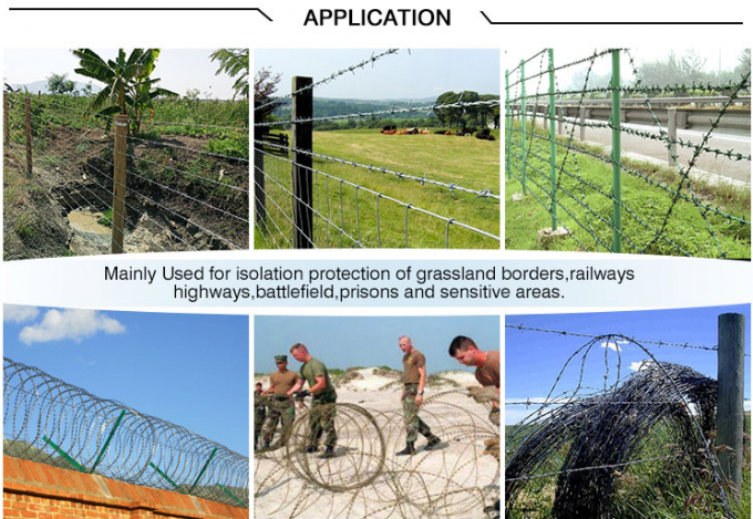 10kg &alpha;&pi;ό &alpha;&nu;&omicron;&xi;&epsilon;ί&delta;&omega;&tau;&omicron; &chi;ά&lambda;&upsilon;&beta;&alpha; Concertina Wire Mesh Security Mesh Barbed Wire Fencing 14