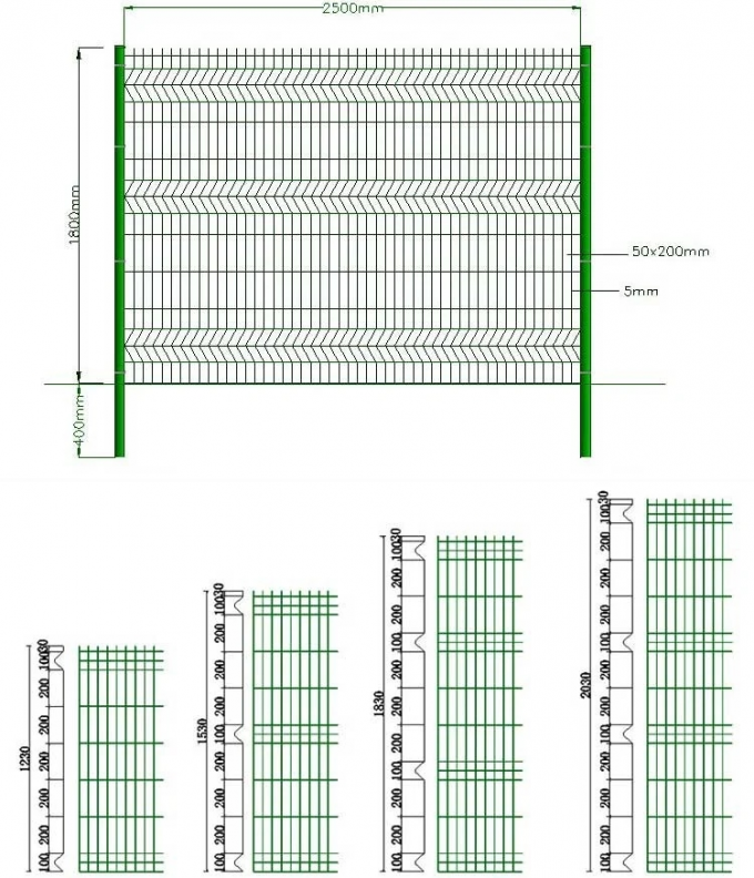 Anping shengxiang fencing factory 3d welded curved fence for garden fence