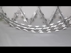 Bto-22 450mm Ζυγισμένο Concertina ξυράφι συρματόπλεγμα ξυράφι