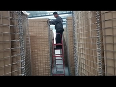 Βαρύ φορτίο αμυντικές σακούλες Άμμος τοίχος φράγμα για ένα πεδίο βολής Hesco φράγμα
